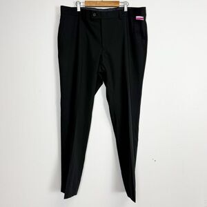 NEW The Saville Row Brixton Pants Mens 36 W Black Dress Suit Pants NWOT